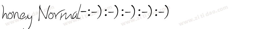honey Normal字体转换